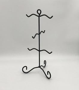 Tree Shape Metal Coat <b>Rack</b> Standing Type Rustic Style Durable storage Modern black metal stand Storage Holder for Living Room - Product Image 6