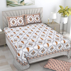 Drap-housse imprimé double en viscose, doux et confortable, avec deux taies d'oreiller - Product Image 3