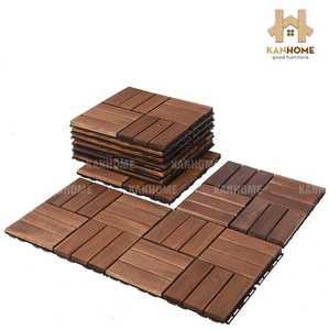 Kanhome กระเบื้องดาดฟ้าไม้12ไม้ระแนงทันสมัยความหนา19เมตรสำหรับตกแต่งสระว่ายน้ำกลางแจ้งระเบียงทางเดินสวนสินค้าขายดี - Product Image 5