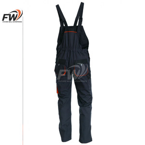 Ropa de Trabajo Transpirable Personalizada para Hombre, Pantalones de Trabajo con Tirantes, Multibolsillos y Estampado en Relieve para Trabajos de Construcción - Product Image 6