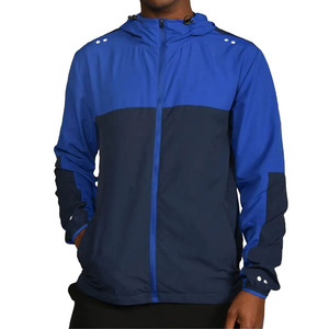 Meilleur fournisseur – Blouson coupe-vent d'hiver surdimensionné pour homme, à capuche, manches longues, col montant, logo frontal, en toile de haute qualité - Product Image 1