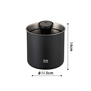 กระป๋องเก็บกาแฟสุญญากาศ สแตนเลส ปากกว้าง เก็บความสดใหม่ 1000 มล. - Product Image 5