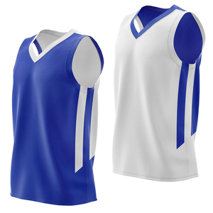Custom Basketball Reversible Jersey Mesh <b>Athletic</b> Basketball Team Uniform Training Practice Plain Sleeveless Tank top Double - Product Image 1