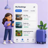 Software de Gestión de Reservas de Viajes WISE HUSTLERS TECHNOLOGIES, Aplicación Móvil de Reservas, Financiación Empresarial, Viajes, Vacaciones, Automóviles, Linux, MAC