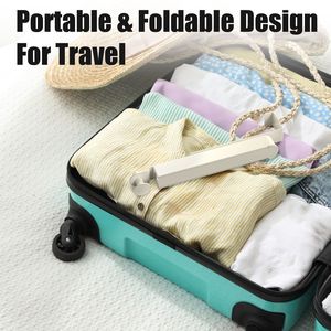 2 Pezzi Appendiabiti Pieghevole da Appendere Sopra la Porta, Ganci Portatili per Cappotti e Asciugamani, per Asciugare Biancheria - Product Image 5