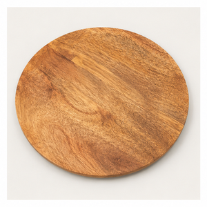 Plato de Madera de Acacia Hecho a Mano de Lujo al por Mayor, Plato Redondo Rústico de Madera para Bodas y Mesas de Restaurante - Product Image 3