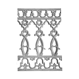 Panel de Barandilla de Balcón de Aluminio con Diseño Floral Gótico, Inserto de Hierro Fundido para Valla, Barandilla de Escalera de Lujo para Villa, Rejilla de Terraza, Precio de Fábrica - Product Image 2