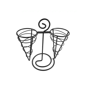 Support à cupcakes et cornets de glace en métal de qualité supérieure – Présentoir haut de gamme pour fêtes, au prix le plus bas - Product Image 3