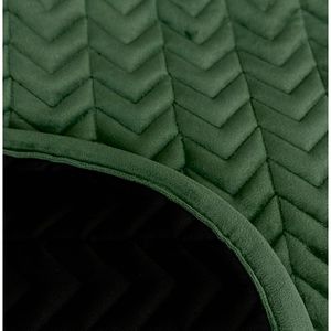 Tapis de selle en velours polyester matelassé en V, absorbant les chocs, pour concours d'équitation - Product Image 5