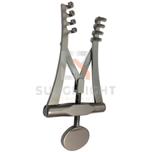 ALLPORT Écarteur mastoïde 7,5 cm en acier inoxydable, écarteur de plaies 4x4 à pointes acérées, instrument manuel en plastique pour chirurgie ORL - Product Image 5