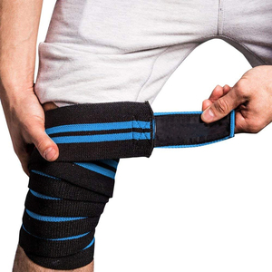 WABSON Bandes de Genou Élastiques en Caoutchouc Naturel et PVC Respirantes de Haute Qualité pour Soutien Sportif, Fitness, Haltérophilie et Usage Intensif - Product Image 5