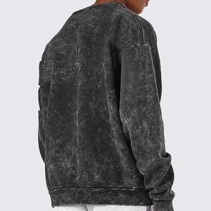 2026 New Design Comfortable Basics <b>Sweatshirt</b> For Men Wholesale Custom Made Breathable Men Acid Wash <b>Sweatshirt</b> For Winter Wear - Product Image 2