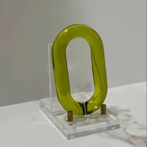 Chaîne en résine à maillons acryliques larges, chaîne en bois, poignée de sac en résine épaisse effet marbre, accroche-sac à main, accessoires pour sac fourre-tout, décoration murale - Product Image 3