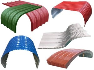 Tôles de toiture courbées prépeintes en acier pour bâtiments industriels, commerciaux, agricoles, entrepôts et hangars - Product Image 1