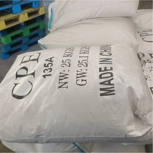 Plastic Additive Impact Modifier Chlorinated Polyethylene (CPE) 135A 99.99% Purity USA Origin Solutions Chemical Auxiliary Agent