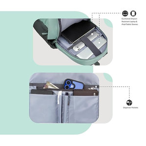 Sac à dos scolaire respirant léger multi-poches avec fermeture éclair fluide et logo personnalisé – Meilleur fournisseur – Prix de gros - Product Image 5