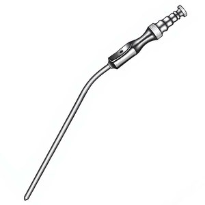 Tube d'aspiration Frazier 19 cm (7-1/2 pouces) diamètre 4,6 Fr, canule d'aspiration neurochirurgicale 14, instrument chirurgical médical réutilisable - Product Image 5