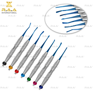 ชุดเครื่องมือถอนรากฟันแบบ PDL จำนวน 7 ชิ้น สำหรับการผ่าตัดทางทันตกรรม ได้รับการรับรองมาตรฐาน CE ระดับ Class I จาก R.A.A. INTERNATIONAL คุณภาพพรีเมียม - Product Image 5