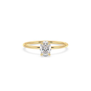 REYES – bague minimaliste en argent Sterling 925, coupe ovale, 0.84 Carat, VVS, Moissanite, pour femmes, bijoux fins de luxe certifiés GRA - Product Image 2