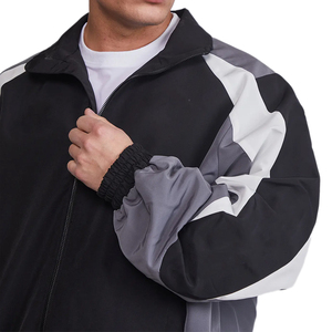 Custom <b>Track</b> <b>Jacket</b> <b>Mens</b> Windbreaker Sports <b>Jacket</b> Full Zip Athletic <b>Jacket</b> OEM Apparel Manufacturer Wholesale Supplier Teamwear - Product Image 2