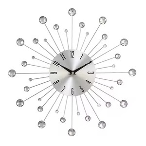 Modern Gold Metal Wall <b>Clock</b> Abstract Geometric Design Quartz Analog Silent Living Room Decor Round Hot Selling Wall <b>Clock</b> - Product Image 6