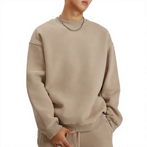 Wholesale <b>Men's</b> Hoodies & <b>Sweatshirts</b> Custom Embroidered Printing Blank <b>Men</b> Oversized <b>Crewneck</b> <b>Sweatshirts</b> - Product Image 1