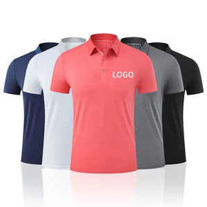 Camiseta de Manga Corta para Hombre, de Alta Calidad, Elástica y Transpirable, Tejido de Punto de Poliéster/Algodón, Impresión Personalizada con Logotipo Frontal - Product Image 1