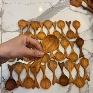 Cuchara de Alimentación para Bebés de Madera Natural, Segura y Suave, Hecha a Mano, Pequeña, para el Aprendizaje y Entrenamiento de Niños Pequeños, Exportador Mayorista - Macy - Product Image 2