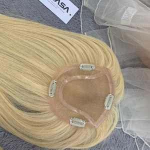 Extensiones de cabello vietnamita crudo 2025 superventas 100%, Topper recto Natural de alta calidad para pelucas, extremos dobles dibujados - Product Image 4