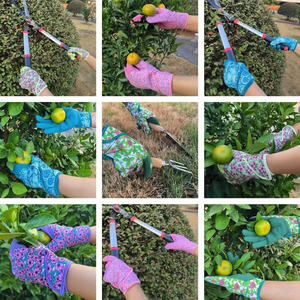 Guantes de Jardinería de Cuero Clásicos OEM Extra Pequeños para Hombre y Mujer, con Revestimiento de Látex, Color Amarillo Natural, Impermeables, para Uso Diario en Exteriores - Product Image 3