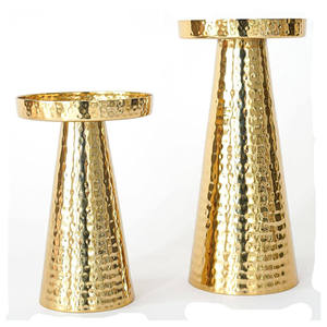 Indian Handmade Modern Craft Silver Hammered Metal <b>Tea</b> <b>Light</b> <b>Candle</b> <b>Holder</b> Customized Color Cylinder Shape Christmas Home - Product Image 1