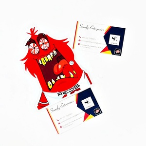 Boîte à cils rectangulaire en acrylique Somofy Enterprises, outil de beauté, design monstre rouge, conteneur de rangement pour extensions de cils, portable - Product Image 3