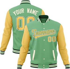 Veste de baseball unisexe élégante et personnalisée, en coton mélangé pour l'hiver, avec nom et numéro brodés, taille XL - Product Image 6