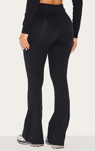 Pantalones de Yoga de Cintura Alta para Mujer, al por Mayor, Personalizados, Transpirables, de Pierna Ancha, Levanta Glúteos, para Fitness y Entrenamiento - Product Image 4