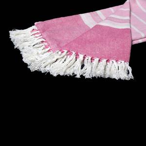 Serviettes de plage Fouta rayées en coton 100% et coton recyclé, nouvelle collection, vente directe d'usine, personnalisables, en provenance d'Inde - Product Image 5