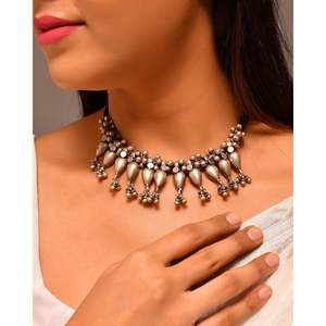 Collar de Plata de Moda Banjara de Meera Jaipur - Product Image 2