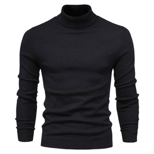 Custom Men's Fashion Knit Sweater Crew Neck Sweaters Striped Lapel Polo Sweaters Winter Jackets Knitted <b>Jumpers</b> for Men - Product Image 2