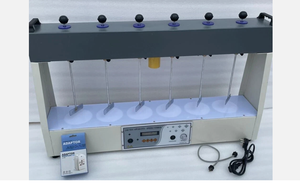 Jar Test Apparatus Spindle Stirrer 6 <b>Paddle</b> Electric CE Certified Instrument Set.. - Product Image 1