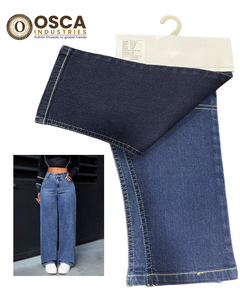 Tissu en denim japonais 100% coton, tissé à la chaîne, doux, effet slub, 17oz, qualité A, pour jeans, vestes, gilets pour hommes et femmes. - Product Image 2