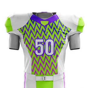 Uniforme de football américain de qualité supérieure, couleur personnalisée, 100% polyester, séchage rapide, vêtements de sport, vente chaude, équipe Lamar Jackson - Product Image 4