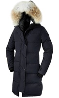 Veste d'hiver longue à manches longues pour femmes de haute qualité dernier modèle ajusté avec tenue décontracté en fourrure
