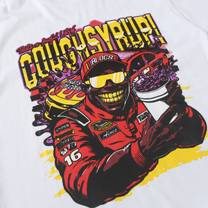 Camisetas Hip Hop para Hombre, Alta Calidad, 100% Algodón, Tejido Estampado con Marca de Agua, Ecológico, Transpirable, Cuello Redondo, Corte Regular - Product Image 2