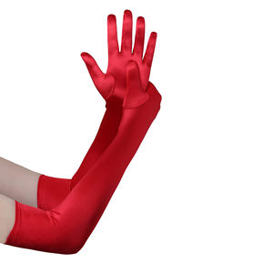 Guantes Largos de Alta Calidad para Eventos Formales, Elegantes, de Tela Elástica, para Bodas y Fiestas - Product Image 2