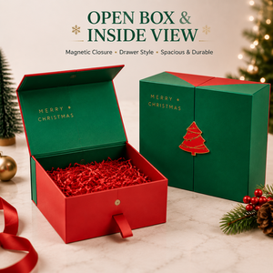 Premium <b>Christmas</b> Gift <b>Boxes</b> Magnetic Drawer Style Luxury Holiday Packaging <b>Boxes</b> for <b>Christmas</b> Gifts Party Packaging - Product Image 6