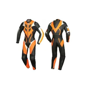 Combinaisons de moto en cuir personnalisées pour hommes, respirantes et coupe-vent, avec logo sur mesure, qualité supérieure, prix usine - Product Image 1