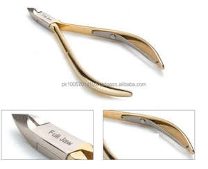 Life Care Instruments Gold Handle Nghia Style <b>Cuticle</b> <b>Nipper</b> Made with High Grade Stainless Steel - Product Image 5