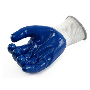 Nitrile 10mil Anti-Chemical Protective Work <b>Gloves</b> Durable Palm Coverage Breathable Comfort <b>Moisture</b>-Wicking Reliable Traction - Product Image 4