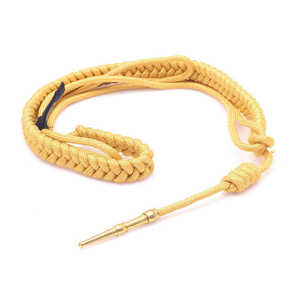 Aiguillette Personalizada de Alta Calidad en Color Amarillo con Cuerda para el Hombro o Cordón para Uniforme - Product Image 2