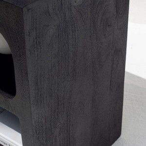 Mesa Auxiliar Pintada en Negro Vandana Sierra Altis, Mueble de Diseño Moderno y Contemporáneo - Product Image 5