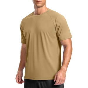 T-shirt tricoté rouge à manches courtes et col rond pour homme 2026, couleur unie, coupe classique, décontracté, séchage rapide, en tissu jersey, idéal pour la gym - Product Image 6
